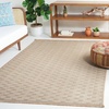image:imageSAFAVIEH Area Rug 8x10  Aspect Collection  Large  Natural amp Ivory Jute amp Cotton Ideal for Living Room Bedroom Office Dining Space APE402BNaturalIvory