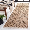 image:imageSAFAVIEH Area Rug 8x10  Natural Fiber Collection  Large  Black amp Natural Handmade Flat Weave Jute amp Wool Boho Farmhouse Tassel Fringe Ideal for Living Room Bedroom Dining Space NF223ZBlackNatural