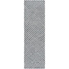 image:imageSAFAVIEH Area Rug 8x10  Natural Fiber Couture Collection  Large  Blue amp Light Grey Handmade Wool amp Jute Ideal for Living Room Bedroom Dining Space NFC104MTealGrey