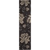 image:imageSAFAVIEH Florida Shag Collection 67 Round GreyBeige SG458 Floral NonShedding Living Room Bedroom Dining Room Entryway Plush 12inch Thick Area RugDark BrownSmoke