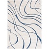 image:imageSAFAVIEH Florida Shag Collection Area Rug  8 x 10 Light Blue amp Cream NonShedding amp Easy Care 12inch Thick Ideal for High Traffic Areas in Living Room Bedroom SG4716011CreamBlue