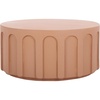 image:imageSAFAVIEH Home Collection Nikolaus Terracotta Round Coffee Table Fully AssembledTerracotta