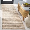image:imageSAFAVIEH Natural Fiber Collection Area Rug  8 x 10 Natural amp Brown Handmade Jute Ideal for Living Room Bedroom Home Office Dining Space NFB779T8SageBleach