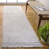 image:imageSAFAVIEH Washable Rug Easy Care Collection  8 x 10 Ivory Handmade Cotton Easy to Clean Ideal for Living Room Bedroom Dining Space ECR213AGrey