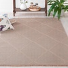 image:imageSafavieh Area Rug 8x10  Aspect Collection  Large  Natural Jute amp Cotton Trellis Pattern Ideal for Living Room Bedroom Office Dining Space APE406BNatural