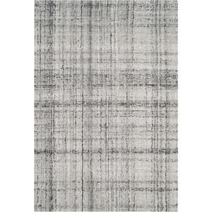 image:imageSAFAVIEH Abstract Collection Area Rug  9 x 12 Ivory amp Beige Handmade Wool amp Viscose Ideal for High Traffic Areas in Living Room Bedroom ABT141DGreyBlack