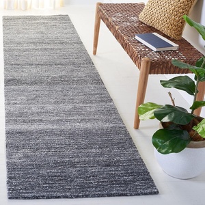 image:imageSAFAVIEH Area Rug 8x10  Natural Fiber Collection  Large  Black amp Natural Handmade Flat Weave Jute Farmhouse Geometric Design Ideal for Living Room Bedroom Dining Space NF379ZDark GreyIvory