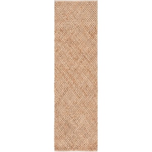 image:imageSAFAVIEH Area Rug 8x10  Natural Fiber Collection  Large  Bleach Color amp Ivory Flat Weave Jute Ideal for Living Room Bedroom Dining Space NFB876BNatural