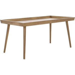 image:imageSAFAVIEH Home Collection  Nonie Rectangular Coffee Table Dusty Green Tray Top Design for Living Room COF5700GChocolate