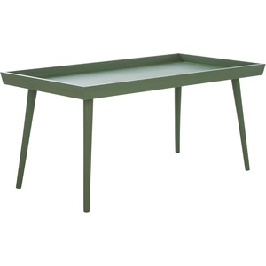 image:imageSAFAVIEH Home Collection  Nonie Rectangular Coffee Table Dusty Green Tray Top Design for Living Room COF5700GDusty Green