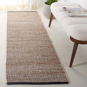image:imageSAFAVIEH Natural Fiber Collection Area Rug  8 x 10 Natural amp Brown Flatweave Jute Ideal for The Living Room Dining Room Bedroom NF867TNaturalBleach