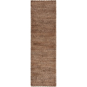 image:imageSAFAVIEH Natural Fiber Collection Area Rug  8 x 10 Natural amp Green Handmade Jute Ideal for Living Room Bedroom Home Office Dining Space NFB776Y8NaturalDark Brown