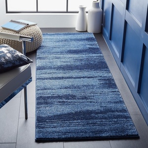 image:imageSAFAVIEH Retro Collection Area Rug  10 x 14 Light Blue amp Blue Modern Abstract Design NonShedding amp Easy Care Ideal for High Traffic Areas in Living Room Bedroom RET26936065Light BlueBlue