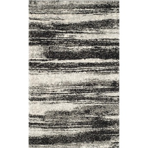 image:imageSAFAVIEH Retro Collection Area Rug  10 x 14 Light Blue amp Blue Modern Abstract Design NonShedding amp Easy Care Ideal for High Traffic Areas in Living Room Bedroom RET26936065Dark GreyLight Grey