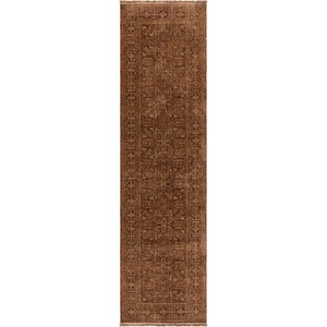 image:imageSAFAVIEH Vintage Overdye Collection Runner Rug  2 x 9 Brown Ideal for Hallway Foyer Entryway Bedroom VOD804TBrown