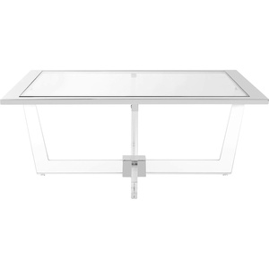 image:imageSafavieh Couture Home Hermina Glam Silver Acrylic Glass Top Coffee Table