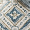 image:imageMartha Stewart x SAFAVIEH Area Rug Collection  5 x 8 Blue amp Ivory Handmade Wool Ideal for Living Room Bedroom Office Dining Space MSR4652M