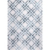 image:imageMartha Stewart x SAFAVIEH Area Rug Collection  53 x 77 Ivory amp Turquoise Blue NonShedding amp Easy Cleaning Ideal for Living Room Bedroom Office Dining Space MSR0957A