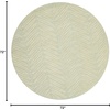 image:imageMartha Stewart x SAFAVIEH Area Rug Collection  6 Round Oolong Tea Green Handmade Wool amp Viscose Ideal for Living Room Bedroom Office Dining Space MSR3612BMilk Pail Green