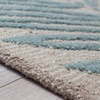image:imageMartha Stewart x SAFAVIEH Area Rug Collection  6 Round Oolong Tea Green Handmade Wool amp Viscose Ideal for Living Room Bedroom Office Dining Space MSR3612BBlue Fir