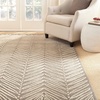 image:imageMartha Stewart x SAFAVIEH Area Rug Collection  6 Round Oolong Tea Green Handmade Wool amp Viscose Ideal for Living Room Bedroom Office Dining Space MSR3612BChamois Beige