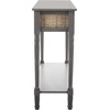 image:imageSAFAVIEH American Homes Collection Winifred Grey Wicker Console Table with StorageGrey