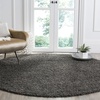 image:imageSAFAVIEH Area Rug 6x9  Athens Shag Collection Pink NonShedding amp Easy to Clean Ideal for Living Room Bedroom Dining Space SGA119PDark Grey