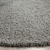 image:imageSAFAVIEH Area Rug 6x9  Athens Shag Collection Pink NonShedding amp Easy to Clean Ideal for Living Room Bedroom Dining Space SGA119PLight Grey