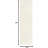 image:imageSAFAVIEH Area Rug 6x9  Athens Shag Collection Pink NonShedding amp Easy to Clean Ideal for Living Room Bedroom Dining Space SGA119POff White