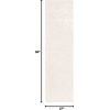 image:imageSAFAVIEH Area Rug 6x9  Athens Shag Collection Pink NonShedding amp Easy to Clean Ideal for Living Room Bedroom Dining Space SGA119POff White