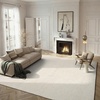 image:imageSAFAVIEH Area Rug 6x9  Athens Shag Collection Pink NonShedding amp Easy to Clean Ideal for Living Room Bedroom Dining Space SGA119POff White