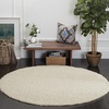 image:imageSAFAVIEH Area Rug 6x9  Athens Shag Collection Pink NonShedding amp Easy to Clean Ideal for Living Room Bedroom Dining Space SGA119POff White