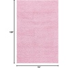 image:imageSAFAVIEH Area Rug 6x9  Athens Shag Collection Pink NonShedding amp Easy to Clean Ideal for Living Room Bedroom Dining Space SGA119PPink