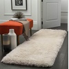 image:imageSAFAVIEH Area Rug 8x10  Luxe Shag Collection  Large  Ivory Handmade Ultra Plush Thick Pile Ideal for Living Room Bedroom Dining Space SGX160ABone
