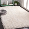 image:imageSAFAVIEH Area Rug 8x10  Luxe Shag Collection  Large  Ivory Handmade Ultra Plush Thick Pile Ideal for Living Room Bedroom Dining Space SGX160ABone