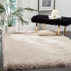 image:imageSAFAVIEH Area Rug 8x10  Luxe Shag Collection  Large  Ivory Handmade Ultra Plush Thick Pile Ideal for Living Room Bedroom Dining Space SGX160ABone