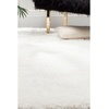 image:imageSAFAVIEH Area Rug 8x10  Luxe Shag Collection  Large  Ivory Handmade Ultra Plush Thick Pile Ideal for Living Room Bedroom Dining Space SGX160ABone