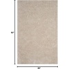 image:imageSAFAVIEH Area Rug 8x10  Luxe Shag Collection  Large  Ivory Handmade Ultra Plush Thick Pile Ideal for Living Room Bedroom Dining Space SGX160ABone