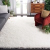 image:imageSAFAVIEH Area Rug 8x10  Luxe Shag Collection  Large  Ivory Handmade Ultra Plush Thick Pile Ideal for Living Room Bedroom Dining Space SGX160AIvory