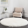 image:imageSAFAVIEH Area Rug 8x10  Luxe Shag Collection  Large  Ivory Handmade Ultra Plush Thick Pile Ideal for Living Room Bedroom Dining Space SGX160AIvory