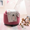 image:imageSAFAVIEH Baby Collection Ozzie Penguin Grey and Coral 32 x 40 Cotton Throw Blanket