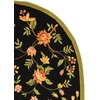 image:imageSAFAVIEH Chelsea Collection Area Rug  46 x 66 Oval Black HandHooked French Country Wool Ideal for High Traffic Areas in Living Room Bedroom HK263BBlack