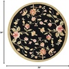 image:imageSAFAVIEH Chelsea Collection Area Rug  46 x 66 Oval Black HandHooked French Country Wool Ideal for High Traffic Areas in Living Room Bedroom HK263BBlack