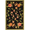 image:imageSAFAVIEH Chelsea Collection Area Rug  46 x 66 Oval Black HandHooked French Country Wool Ideal for High Traffic Areas in Living Room Bedroom HK263BBlack
