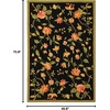 image:imageSAFAVIEH Chelsea Collection Area Rug  46 x 66 Oval Black HandHooked French Country Wool Ideal for High Traffic Areas in Living Room Bedroom HK263BBlack