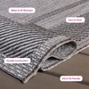 image:imageSAFAVIEH Courtyard Collection 2 x 37 BeigeBlack CY8477 Indoor Outdoor Waterproof Easy Cleaning Patio Backyard Mudroom Accent RugBeigeBlack