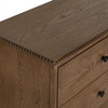 image:imageSAFAVIEH Couture  Octavian Rope Detail Dresser  Walnut Oak  6Drawer Storage Chest  Fully Assembled  Ideal for Bedroom Guest Room 66 W x 20 D x 34 H SFV2234BWalnut