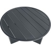 image:imageSAFAVIEH Couture  Outdoor Bethlyn Round Dining Table  Black Aluminum  Weather Resistant Lightweight  Ideal for Patio Deck Backyard 417 W x 417 D x 299 H CPT4023ABlack
