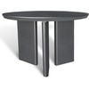 image:imageSAFAVIEH Couture  Outdoor Bethlyn Round Dining Table  Black Aluminum  Weather Resistant Lightweight  Ideal for Patio Deck Backyard 417 W x 417 D x 299 H CPT4023ABlack