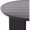 image:imageSAFAVIEH Couture  Outdoor Bethlyn Round Dining Table  Black Aluminum  Weather Resistant Lightweight  Ideal for Patio Deck Backyard 417 W x 417 D x 299 H CPT4023ABlack